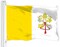 G128 Vatican City Flag | 3x5 Ft | LiteWeave Pro Series Printed 150D Polyester | Country Flag, Indoor/Outdoor, Vibrant Colors, Brass Grommets, Thicker and More Durable Than 100D 75D Polyester